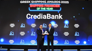 Η CrediaBank “Shipping Financier of the Year” στα Lloyd’s List Greek Shipping Awards
