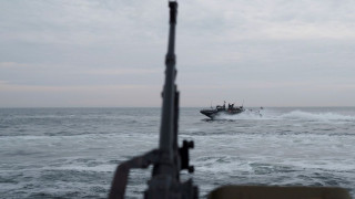 Η στιγμή της επίθεσης σε τουρκικό πλοίο σε λιμάνι της Οδησσού