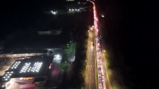 Αγρότες: Απίστευτες εικόνες από drone με το μποτιλιάρισμα χιλιομέτρων στην Αθηνών - Λαμίας