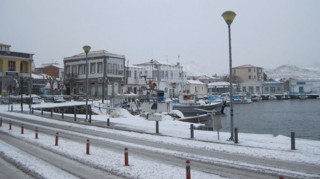 Εντυπωσιακή δορυφορική εικόνα από την πάλλευκη Λήμνο την Πρωτοχρονιά: Χιονοκάλυψη στο 100%