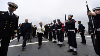 Η ελληνογαλλική συμμαχία στο επίκεντρο της συνάντησης Δένδια - Βοτρέν στη Φρεγάτα «Κίμων»