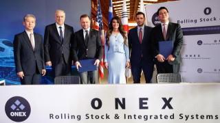 Υπεγράφη η σύμβαση του «Εθνικού Κέντρου Υποστήριξης Τροχαίου Υλικού» της ONEX
