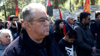 Κουτσούμπας: Το Μπλόκο της Καλογρέζας στέλνει μήνυμα για συνέχιση του αγώνα ενάντια στον πόλεμο