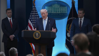 Live η συνέντευξη Τραμπ για Ιράν: «Μπορεί να τους τσακίσουμε μέσα σε μια νύχτα, ακόμη και αύριο»