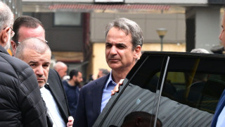 Νέα επίσκεψη Μητσοτάκη στο νοσοκομείο «Ευαγγελισμός» για τον Γιώργο Μυλωνάκη