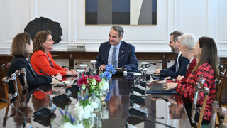 Η πράσινη μετάβαση στο επίκεντρο της συνάντησης Μητσοτάκη με την Αντιπρόεδρο της Κομισιόν