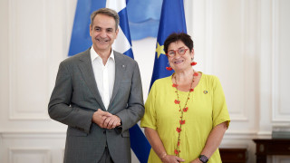 Συνάντηση Μητσοτάκη με την Πρόεδρο της Κοινοβουλευτικής Συνέλευσης του Συμβουλίου Ευρώπης