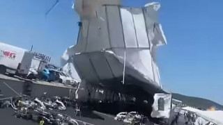 Ανεμοστρόβιλος «χτύπησε» πίστα καρτ στη Θεσσαλονίκη – Παρέσυρε τέντες και αντικείμενα