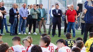 Παρουσία Χαρδαλιά τα εγκαίνια του ανακαινισμένου γηπέδου «Μιχάλης Κρητικόπουλος» στην Καισαριανή