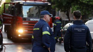 Φωτιά σε εγκαταλελειμμένο κτήριο στο Ηράκλειο Κρήτης