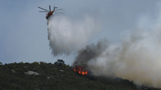 Μεγάλη πυρκαγιά στα Ελληνοσκοπιανά σύνορα - Σήμανε 112 στην περιοχή Ακρίτας Κιλκίς