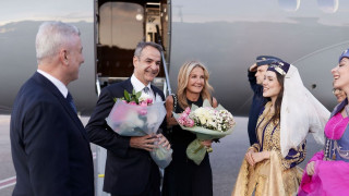 Έφτασε στην Άγκυρα για τη σύνοδο κορυφής του ΝΑΤΟ ο Κυριάκος Μητσοτάκης
