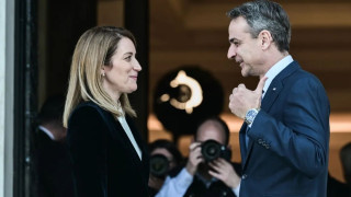 Στην Αθήνα αύριο η πρόεδρος του Ευρωπαϊκού Κοινοβουλίου Μέτσολα - Θα συναντηθεί με τον Κ. Μητσοτάκη