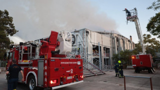 Φωτιά στο κτήριο του Μπάντμιντον στο Πάρκο Γουδή - Ηχησε 112 για παραμονή σε εσωτερικούς χώρους