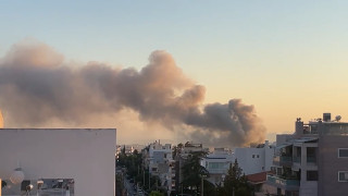 Φωτιά στο κτήριο του Μπάντμιντον στο Πάρκο Γουδή