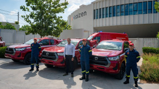 Ολοκληρώθηκε η πρώτη φάση της δωρεάς του Kaizen Foundation προς την Πολιτική Προστασία