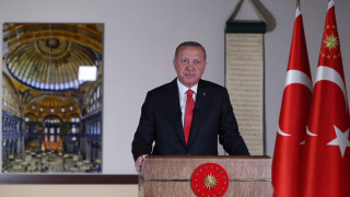 Ερντογάν: Ανοιχτές πόρτες της Αγίας Σοφιάς σε χριστιανούς και μουσουλμάνους