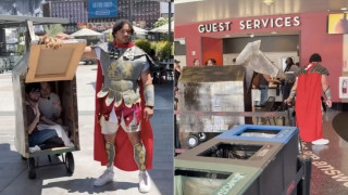 «Οδύσσεια»: Επιχείρησαν να μπουν σε σινεμά κρυμμένοι μέσα σε... Δούρειο Ίππο