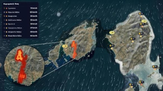 Πάρος: Δορυφική εικόνα καταγράφει τα σημεία από όπου πέρασε η φωτιά - Επηρεάστηκαν 10.000 στρέμματα