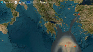 AtmoHUB: Μέχρι την Αθήνα έφτασε ο καπνός από τις πυρκαγιές σε Κρήτη αλλά και Δαρδανέλια