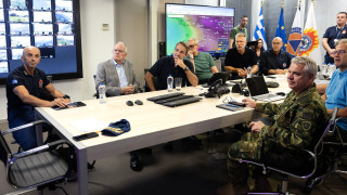 Στο Συντονιστικό της Πυροσβεστικής Κωνσταντίνος Τασούλας και Κυριάκος Μητσοτάκης