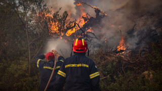 Φωτιά σε δύσβατη περιοχή στη Κω: Σπεύδουν εναέρια μέσα από την Ρόδο