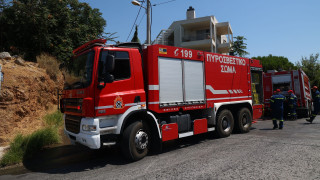 Οριοθετήθηκε η πυρκαγιά στα Λευκόγια Δράμας - Παραμένουν ισχυρές πυροσβεστικές δυνάμεις στο σημείο