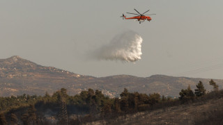 Χωρίς ενεργό μέτωπο η φωτιά στο Ηράκλειο Κρήτης