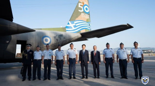 Επίσκεψη του Υφυπουργού Άμυνας της Ιαπωνίας στην Αεροπορική Βάση Ελευσίνας
