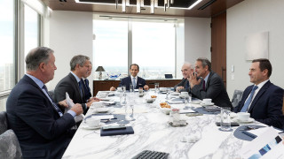 Με τον συμπρόεδρο της Morgan Stanley συναντήθηκε ο πρωθυπουργός στη Νέα Υόρκη