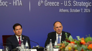Live οι κοινές δηλώσεις Γεραπετρίτη - Ρούμπιο στον Τύπο