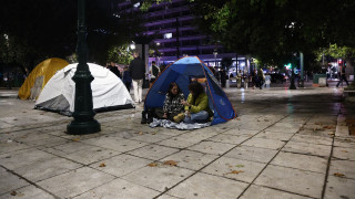 Κινητοποιήσεις και στη Θεσσαλονίκη: Φοιτητές στήνουν το βράδυ σκηνές στον πεζόδρομο της Αγίας Σοφίας