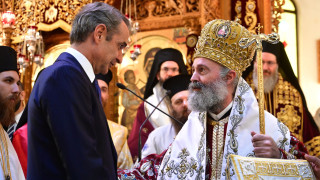 Στον Άγιο Δημήτριο ο Κυριάκος Μητσοτάκης: Συγχαρητήρια από Αρχιεπίσκοπο Αυστραλίας για τη Μονή Σινά