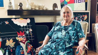 Βικτώρια Σκαρλάτου: «Όταν η πνευματική διαδρομή συνάντησε την τέχνη μου, η ζωγραφική μου άλλαξε»