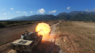 Leopard 1A5 εν δράσει στο Λιτόχωρο: Εκπαιδευτικές βολές από Έλληνες και Κύπριους στρατιωτικούς
