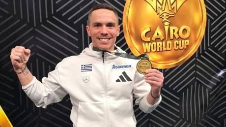 «Έστω και χωρίς μέση, τα καταφέραμε» - Η πρώτη ανάρτηση Πετρούνια μετά το χρυσό στο Κάιρο