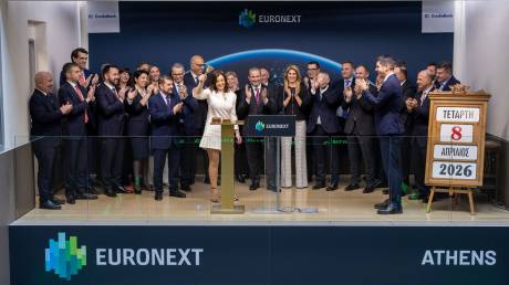 Η CrediaBank χτύπησε το καμπανάκι της Συνεδρίασης του Χρηματιστηρίου Αθηνών