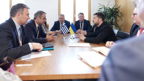 Τετ α τετ Μητσοτάκη - Ζελένσκι στις Βρυξέλλες: Η αναφορά που έγινε στο drone της Λευκάδας