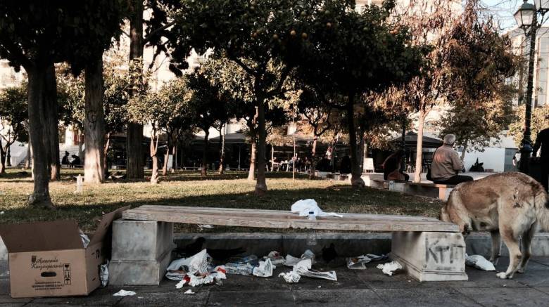 Τι άφησαν πίσω τους οι κινητοποιήσεις στο κέντρο της Αθήνας