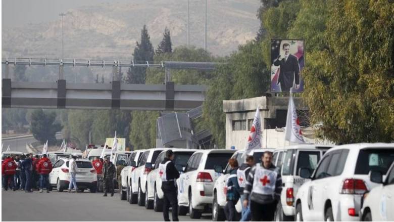 Συγκλονιστικές στιγμές στην είσοδο της ανθρωπιστικής  αυτοκινητοπομπής στην Μαντάγια