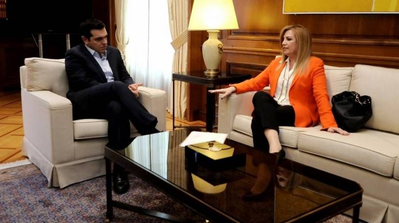 Φ. Γεννηματά μετά τη συνάντηση με Αλ. Τσίπρα: Διαστάσεις εθνικής κρίσης το προσφυγικό