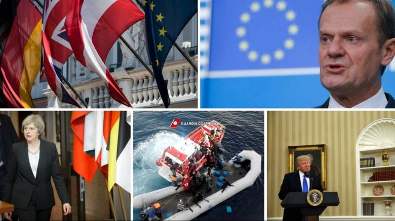 Προσφυγικό, Brexit και Τραμπ στη Σύνοδο Κορυφής της ΕΕ