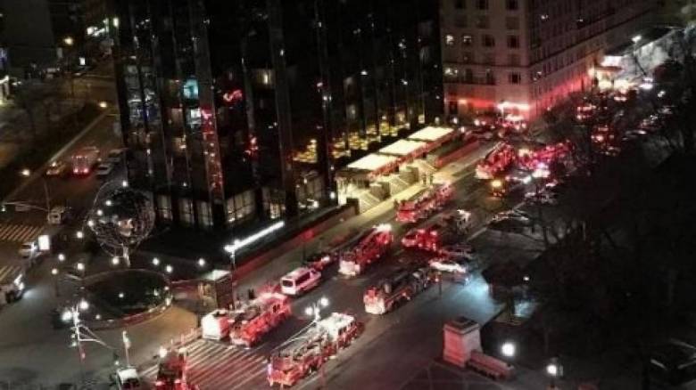 Φωτιά στον ουρανοξύστη του Τραμπ στη Νέα Υόρκη (pic)