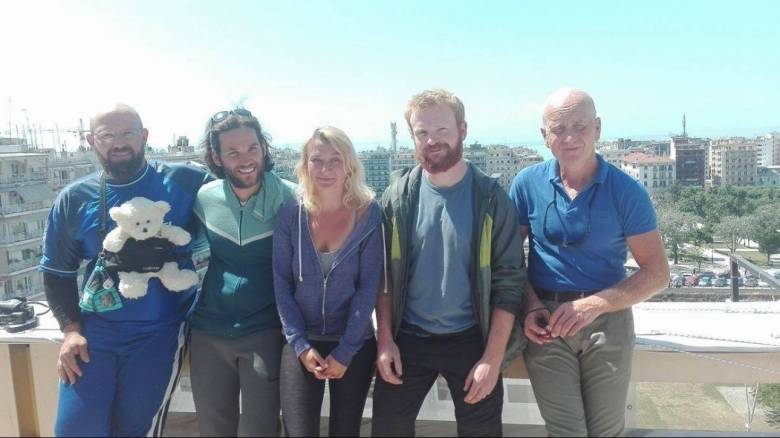 Στη Θεσσαλονίκη μέλη της πορείας για ειρήνη στο Χαλέπι