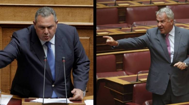Σκληρή κόντρα Καμμένου - Βορίδη στη Βουλή