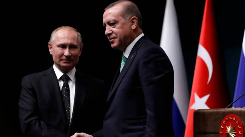 Πούτιν και Ερντογάν συμφωνούν υπέρ της δημιουργίας ενός παλαιστινιακού κράτους