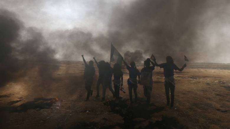 Γάζα: Νέα επεισόδια με δακρυγόνα και προειδοποιητικά πυρά κατά Παλαιστίνιων διαδηλωτών