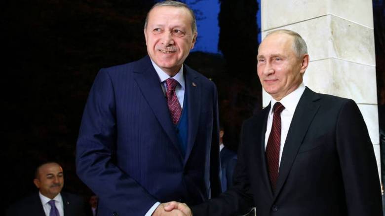 Τηλεφωνική επικοινωνία Πούτιν-Ερντογάν για τη Συρία