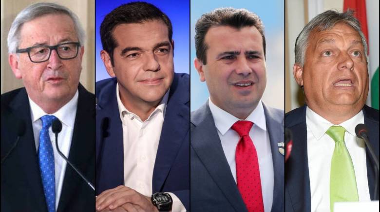 Γιούνκερ, Τσίπρας, Ζάεφ και Όρμπαν οι πρωταγωνιστές της ολομέλειας του Ευρωπαϊκού Κοινοβουλίου