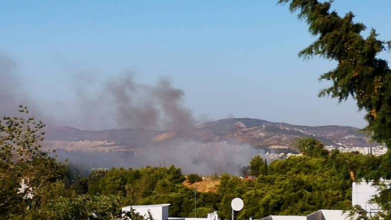 Υπό μερικό έλεγχο η φωτιά στη Λυκόβρυση